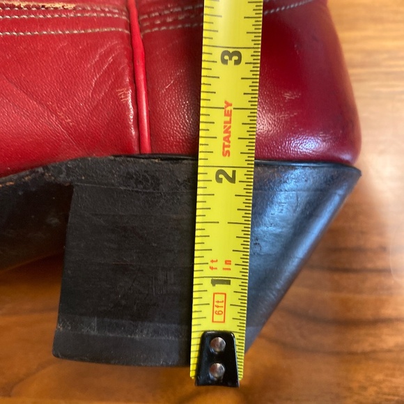 Vintage Red Nocona Cowboy boots sz 4.5 Women's - Picture 9 of 10